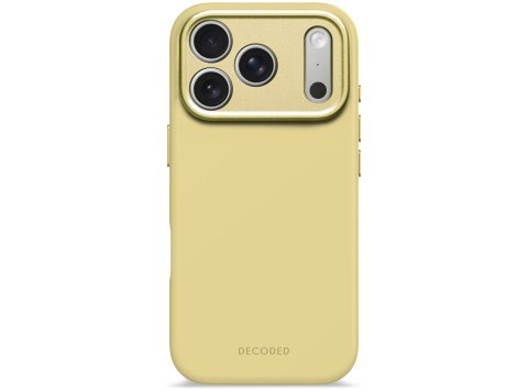 Decoded Silicone Backcover Apple iPhone 17 Pro Yuma Yellow pokrowiec na telefon komórkowy 16 cm (6.3") Żółty