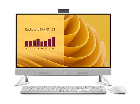 Dell 27 AiO EC27250 Core 7-150U 27.0"FHD Touch IPS 250nits 16GB DDR5 SSD1TB Intel Graphics Cam WLAN + BT Backlit Kb W11Pro 3Y ProSupport