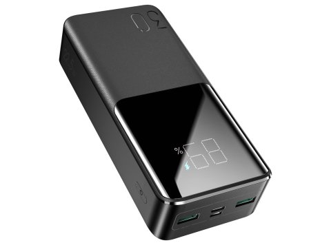 JOYROOM JR-QP193 bank mocy Litowo-polimerowy (LiPo) 30000 mAh Czarny