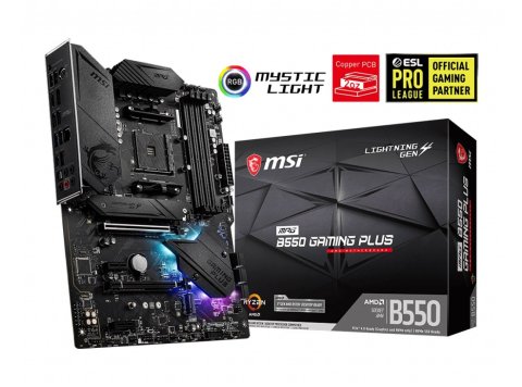 Płyta główna MPG B550 GAMING PLUS AM4 4DDR4 HDMI/DP ATX
