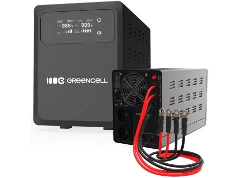 Zasilacz awaryjny UPS AVR PowerCore 1000W/1500VA 12VDC