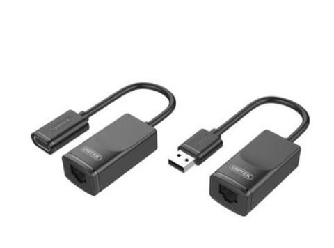 Przedłużacz USB po skrętce 60m, Y-UE01001