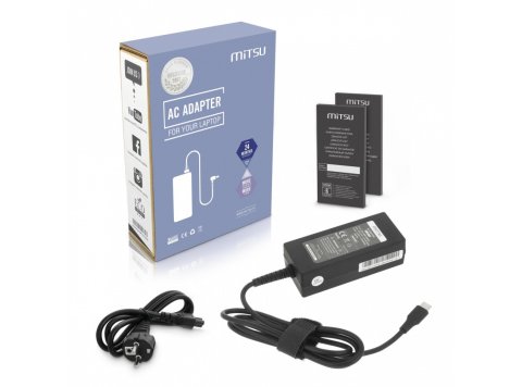 Zasilacz ładowarka do laptopa 45W USB-C 5V-9V-12V-15V/3A, 20V/2.25A PD