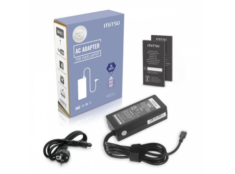 Zasilacz ładowarka do laptopa 65W USB-C 5V-9V-12V-15V-20V/3A, 20V/3.25A PD