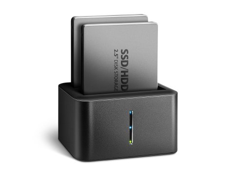 Axagon ADSA-D25 stacja dokująca do dysków twardych USB 3.2 Gen 1 (3.1 Gen 1) Type micro-B Czarny