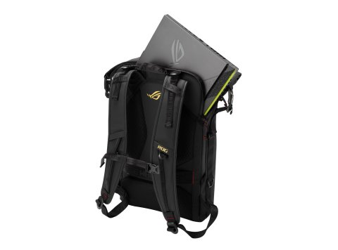 ASUS ROG SLASH Backpack Edition 20 plecak Plecak rolowany Czarny Poliester, Skóra woskowana (Pull Up)