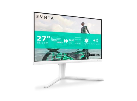 Monitor komputerowy Philips Evnia 27M2N3201A/00 68,6 cm (27") 1920 x 1080 px Full HD LCD Biały