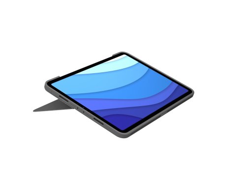 Logitech Combo Touch QWERTZ Niemiecki Smart Connector Szary