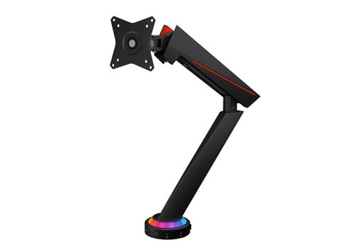 Uchwyt na monitor IB-MSG303BL-T do 32 cali z USB HUB iRGB i podświetleniem
