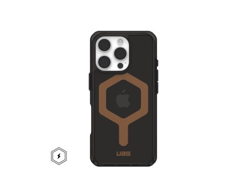 UAG Plyo Magsafe - obudowa ochronna do iPhone 16 Pro kompatybilna z MagSafe (black/bronze)