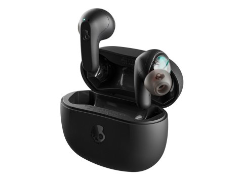 Skullcandy (Czaszka) | Prawdziwe bezprzewodowe słuchawki douszne | KOLEJ | Łączność Bluetooth | Czarny