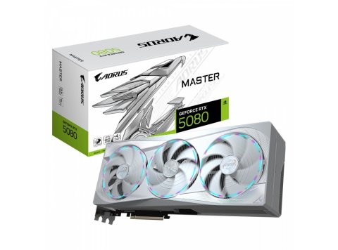 Karta graficzna GeForce RTX 5080 AORUS MASTER ICE 16G 256BIT GDDR7 3DP