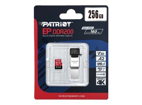 Patriot EP DDR200 Micro SDXC 256GB 160/120 MB/s U3
