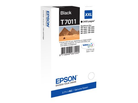 EPSON C13T70114010 Tusz Epson T701 black XXL WP4000/4500