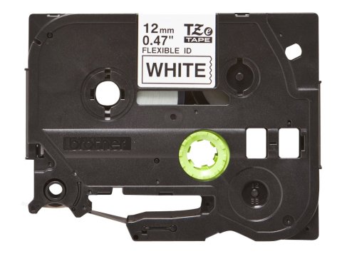 BROTHER TZEFX231 Taśma Brother 12mm BLACK ON WHITE FLEXIBLE ID
