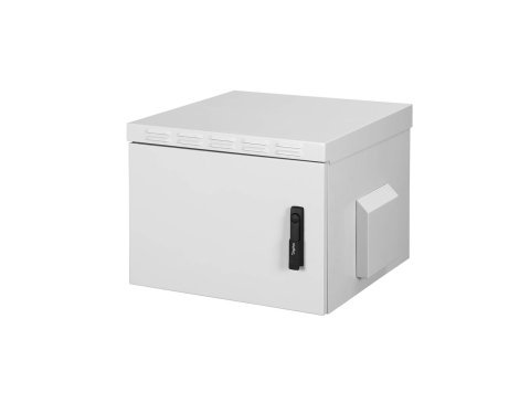 Digitus Szafa sieciowa wisząca 19" 7U rack 600x600, drzwi pełne, szary, niedzielona, złożona, IP55, 100kg