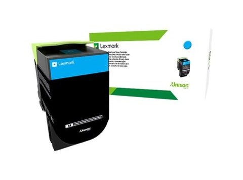 LEXMARK 80C2HCE Toner Lexmark cyan korporacyjny 3000 str. CX410 / CX510