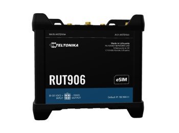 Router RUT906 4G LTE RS232/RS485, 4G LTE (Cat 4), 3G, 2G, DUAL SIM, RS232/RS485, GNSS, NTRIP