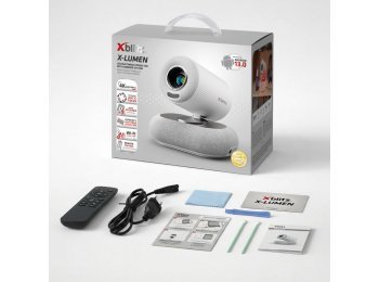 X-LUMEN PROJEKTOR MULTIMEDIALNY LED Z SYSTEMEM ANDROID