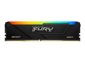 KINGSTON DDR4 32GB 3200MT/s CL16 DIMM (Kit of 2) 1Gx8 FURY Beast RGB