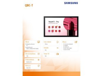 Monitor dotykowy 13 cali QB13C-T LH13QBCTBGBXEN