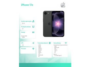 iPhone 17e 512GB Czarny