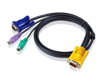 Kabel PS/2 KVM z 3w1 SPHD 2L-5202P