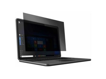 Filtr prywatyzujący 2-stronny zdejmowany do laptopów 15.6 cala 16:10