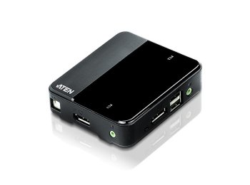 Przełącznik KVM 2-Port USB 4K DP/Audio