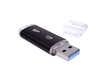 Pendrive Silicon Power Blaze B02 8GB USB 3.1 kolor czarny (SP008GBUF3B02V1K)