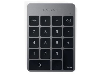 Satechi ST-KSALKPM klawiatura do urządzeń mobilnych Numeryczna Bluetooth Szary