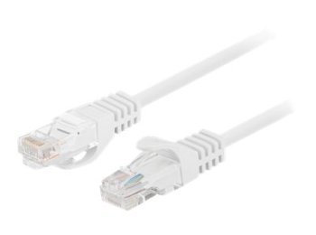 PATCHCORD KAT.6 UTP 1.5M BIAŁY FLUKE PASSED LANBERG 10-PACK