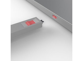 Lindy 40425 bloker portów Blokada portu + klucz USB Type-C Różowy 5 szt.