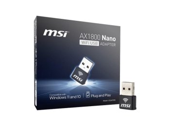 Karta sieciowa MSI 302-8ZE30XE-000 NANO. Wifi 6