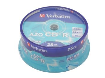CD-R 52x 700MB 25P CB Azo 43352