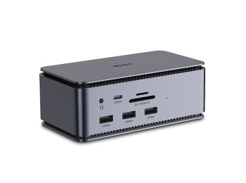 Lindy 43372 stacja dokująca Dokujący USB4 Antracyt