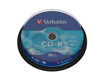 CD-R 52x 700MB 10P CB DL Ex Prot 43437