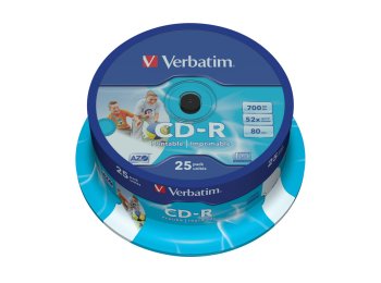CD-R 52x 700MB 25P CB Printable 43439