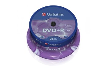 DVD+R 16x 4.7GB 25P CB 43500
