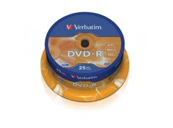 DVD-R 16x 4.7GB 25P CB 43522