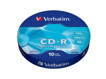 CD-R 52x 700MB 10P SP Extra Protection Wrap 43725
