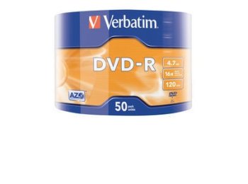 DVD-R 16x 4.7GB 50P SP Matt Silver Wrap 43788