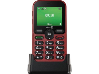 Doro Leva E10 6,1 cm (2.4") 118,9 g Czerwony Telefon dla seniora
