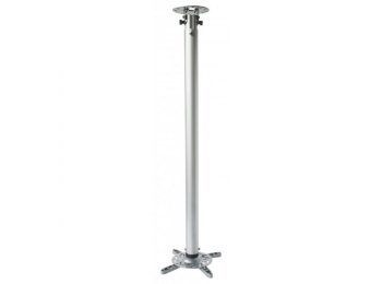 Ramię do projektora 110 -190cm sufitowe, 15kg, srebrne