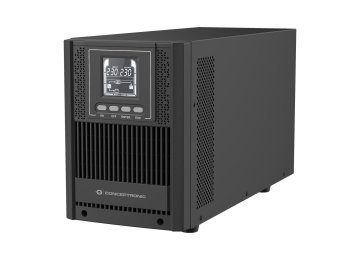 Zasilacz UPS Conceptronic ZEUS52E2K 2000VA 1800W Online Tower UPS - IEC - Podwójna przetwornica (Online) - 2 kVA - 1800 W - Sinus - 220 V - 240 V