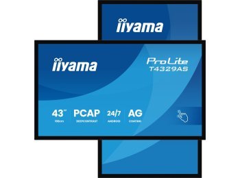 Monitor IIYAMA 108cm (42.5") T4329AS-B1AG 16:9 M-Touch 2xHDMI+UBS-C
