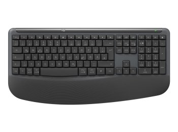 Logitech Signature Comfort Plus Combo MK880 for Business klawiatura Dołączona myszka Uniwersalne USB + Bluetooth QWERTZ Niemiecki Grafitowy