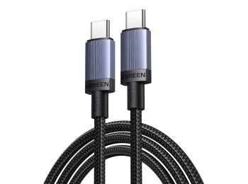 Kabel Ugreen USB-C do USB-C PD 100W 5A 3m - czarny