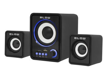 Zestaw głośników komputerowe BLOW Ms-26 66-377# (2.1; kolor czarny)