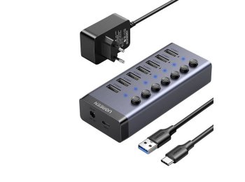HUB USB 3.0 7X USB 3.0 5GBS szybkie ładowanie